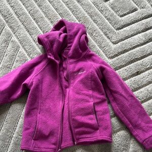 Columbia Vibrant Pink Hooded Fleece